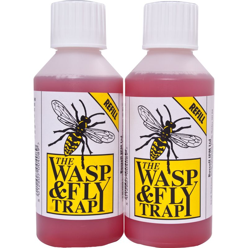 Russell IPM Wasp trap refill (2x250ml) - Wasp Attractant, Wasp Lure ...