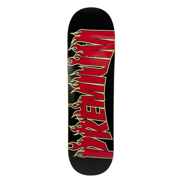 Premium skateboards - 8.5" - Burn Thrasher Font Red Black