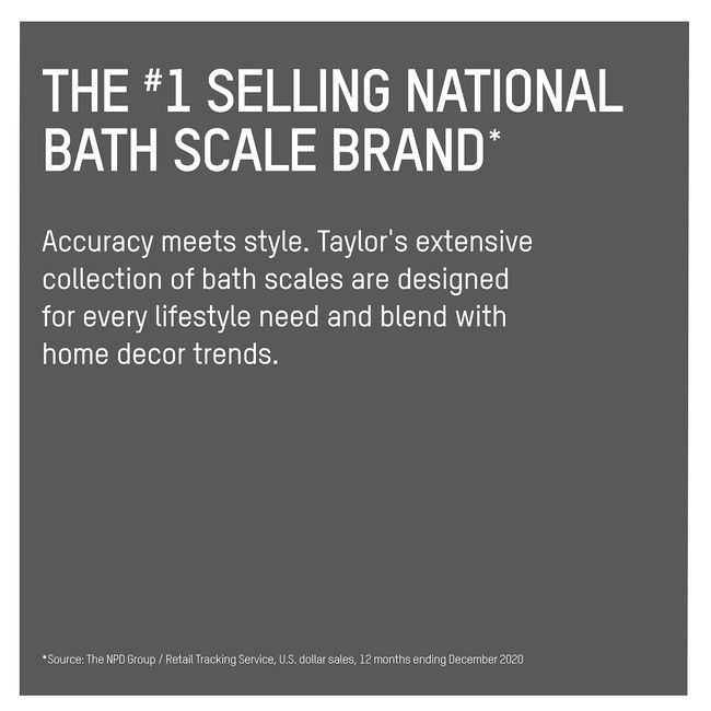 Taylor White Analog Bath Scale