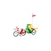 Bike with Child's Trailer