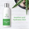 Aloe Infusion Organic Aloe Vera Gel - Deeply Hydrating, Skin Nourishing After Sun Skin Care for Face, Body and Hair - Sunburn, Redness and Itchy Skin Relief - Made in the USA - 16 Oz