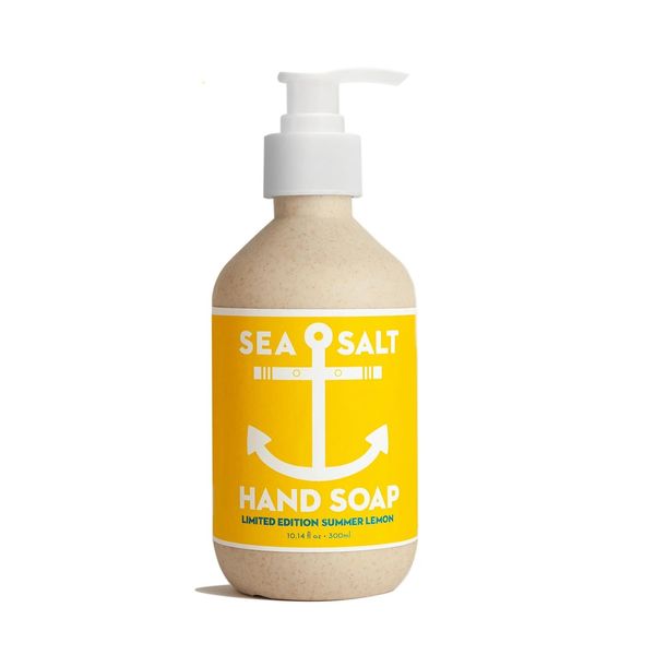 Kalastyle Sea Salt Summer Lemon Liquid Hand Soap | LIMITED EDITION | No Sulfates, Parabens, EDTA | 100% Vegan | 10 fl ounces