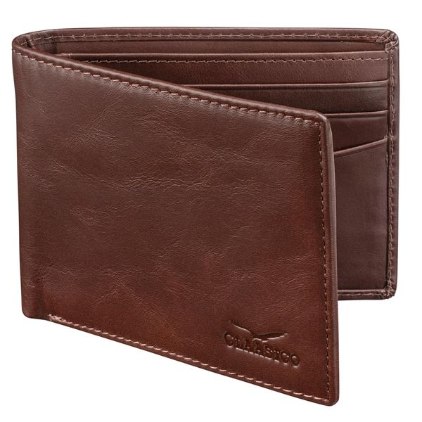 Wallet for Men’s - Genuine Leather Slim Bifold RFID Wallet - Gift for Men Packed in Stylish Gift Box