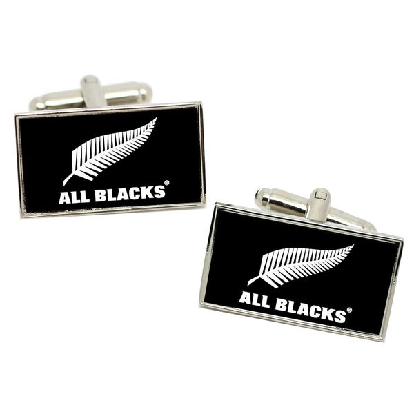 All Blacks (New Zealand) Flag Cufflinks in Box
