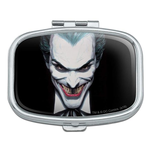 Batman Alex Ross Joker Head Rectangle Pill Case Trinket Gift Box