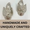 Silver Animal Metal Drawer Pulls Knobs Cupboard Bedroom Kitchen Upcycle (3. Mr. Fox)