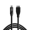 TetherPro USB-C to 3.0 Micro-B, 4.6 m, 15 feet, Black
