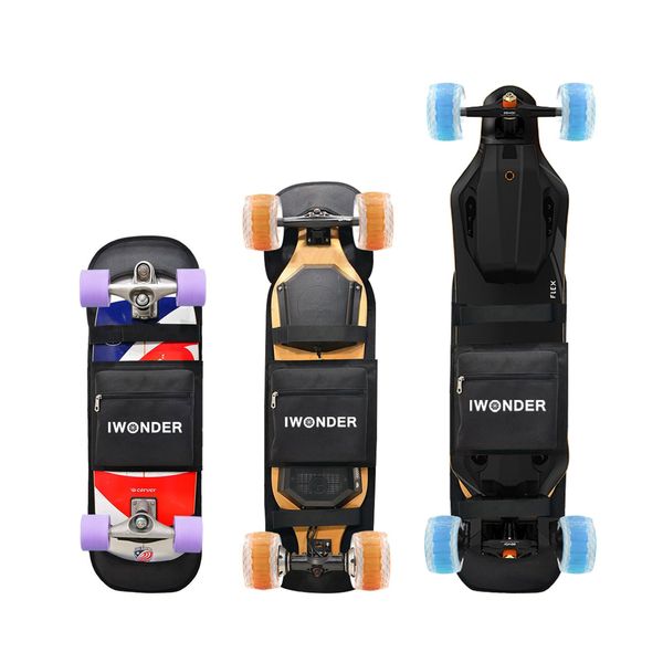 IWONDER Elektrischer Skateboard-Rucksack, Normale Skateboard-Tasche, verstellbare Schulter, Faltbarer Träger, Reiserucksack,