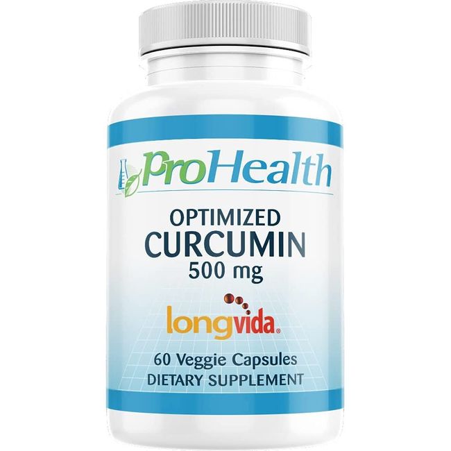 ProHealth Optimized Curcumin Longvida 60 Capsules (500 mg)