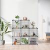 Wire Cube Storage 8-Cube Storage Organizer Bins Wire Shelving Modular Bookshelf