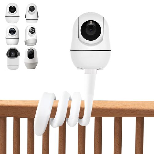 JAMYOK Baby Monitor Mount for Hello Baby HB6550/ HB65/ HB6339/ HB40/ HB6081/ HB66/ HB6351,iFamily,OKAIDI Baby Monitor Camera,Twist Mount without Tools or Wall Damage
