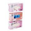 3-Tier Glove Box Holder White Wire Wall-Mount Saves Counter Space