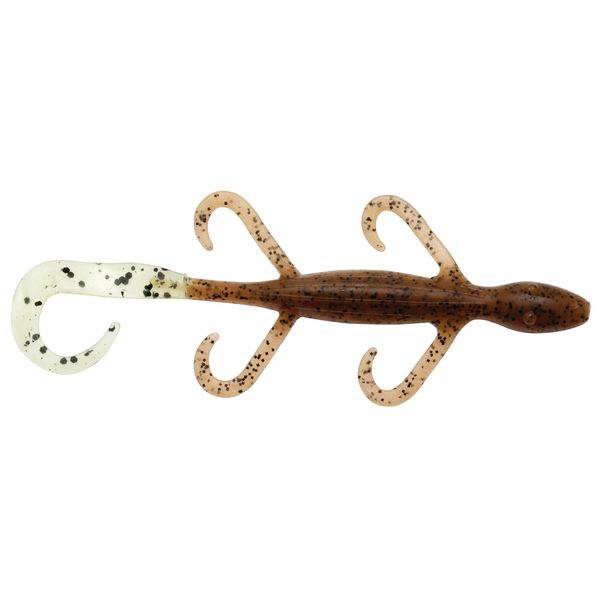 Z-Man LizardZ Bait, Pumpkin/Chartreuse Tail, 6-Inch