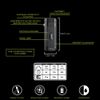 Panther Vision FLATEYE High Performance UNROUND Flashlight CREE LED Multi Position Waterproof & Shockproof (250 Lumens)
