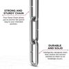 RDX Heavy Duty Punching Bag Iron 4 Panel Chains Wall Mount MMA Training Hanger