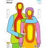 GunFun Hostage Paper Shooting Targets - 10 Pack - 19" x 24"