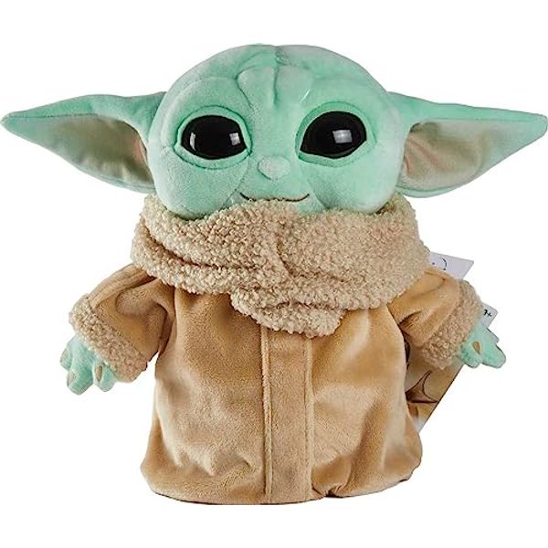 Mattel Star Wars Grogu Plush 8-Inch Character Figure From Star Wars the Mandalorian, Soft Doll in Classic Look