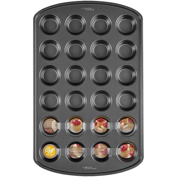 Wilton mini muffin pan, Silver