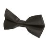 Dobell Mens Black Bow Tie 100% Silk Self-Tie