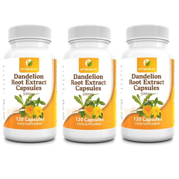 Dandelion Root Extract Capsules 500 mg 120 Capsules