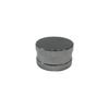 SpiceFlow End Cap Knurled 1/2 Inch Internal Thread Chrome/Brass
