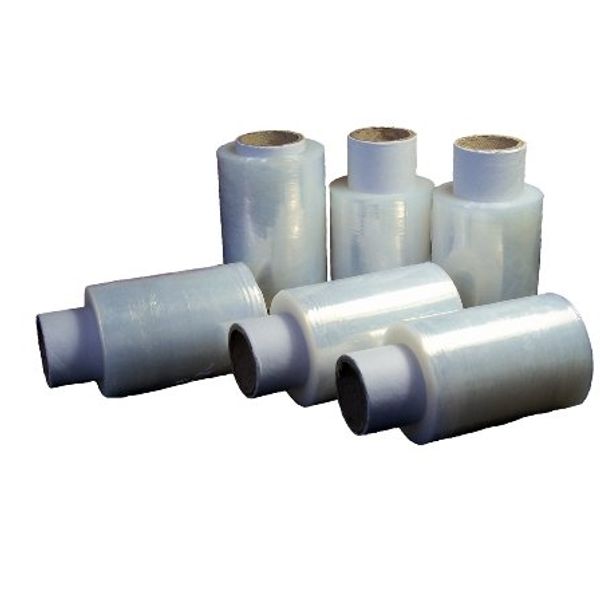 1x REALPACK 100 mm x 150 m Mini Pallet Stretch Shrink Wrap - Clear