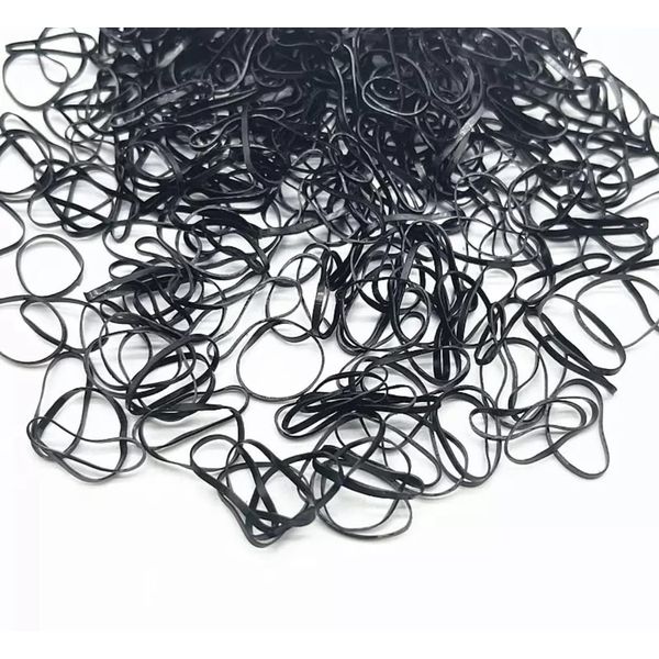 Small Black Hair Ties