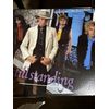 collection of old record albums