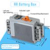 Zylopa 5pcs Power Function Technic Motor Kit AA Battery Box IR Receiver Remote Control Technic Parts