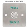 AOWINHIT Stainless Steel Waterproof Door Exit Switch Release Button Access Control Lock System for Hotels Hospitals