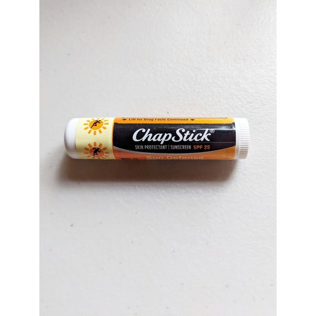 (1) ChapStick Sun Defense SPF 25 Sunscreen Lip Balm NEW & SEALED