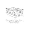 Inplus DIY Home & Kitchen Organization Basket (Brown Large)