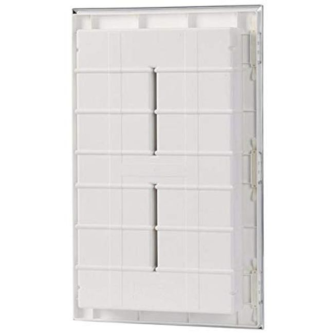 ZACA Medicine Cabinet with White Frame Mirror and 6 Adjustable