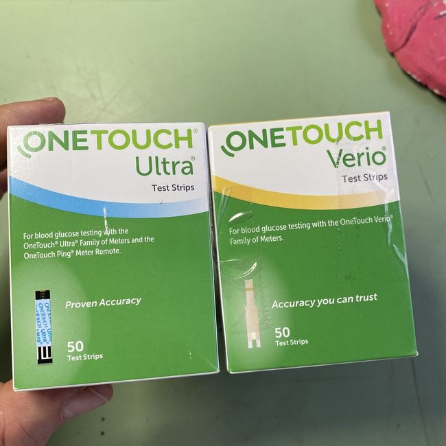 One Touch Verio Ultra Glucose  Test Strips - 250-Count Exp 12/31/22 Ships Boxed