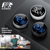 Arendo Kitchen Timer Digital Magnetic Egg Timer - Large LED Display - Short Time Timer - Countdown and Countup - Kitchen Clock with Remaining Time Display - Adjustable Alarm Sound 70/85 db(A) - Black
