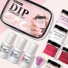 St. Mege Dipping powder Nail starter Kit of 6 colors for French Nail
