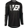 Answer Racing 446731 Men's Syncron Merge Performance Jersey, Black/White, M