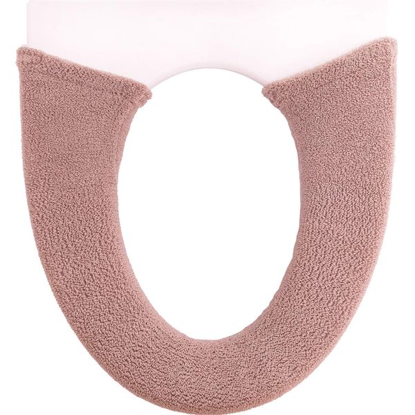 OKA Etoffe Tria Toilet Seat Cover, For Toilets With Wash/Heating Features, Nordic-Style Bathroom Accessory, Beige