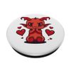 Cute Devil With Heart I Kids Devil PopSockets Swappable PopGrip
