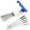 Motorcycle Carburetor Cleaning Needle and Brush - Efficient Tool for Maintenance