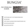 Bungsa Ladybird Children's Ring 925 Sterling Silver, Plastic, No Gemstone