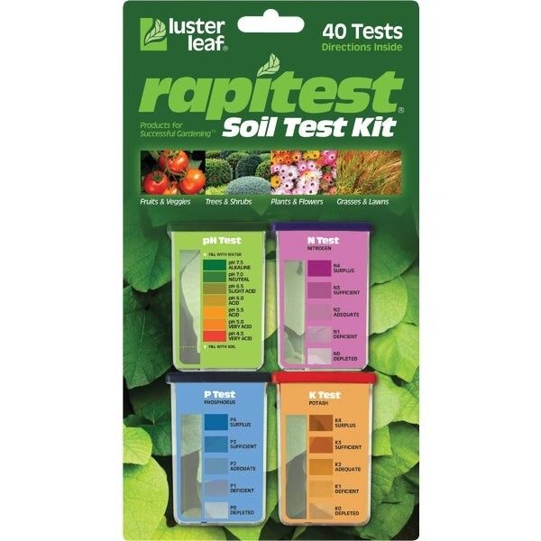 (1-4pk)-Rapitest Plastic Soil PH, Nitrogen, Phosphorus, & Potash Tester Kit 1601