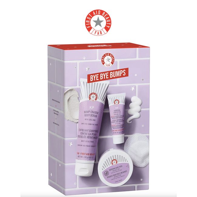 First Aid Beauty Bye Bye Bumps - Best of Body Kit - Limited Edition, New (3 pcs)