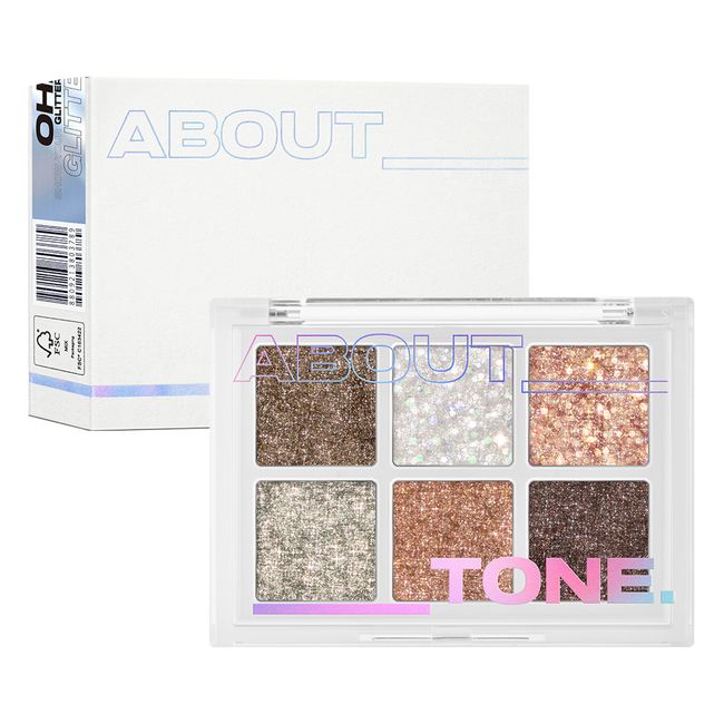 About Tone Oh My Glitter Pop Eyeshadow, 02 My: Fairy, 1ea