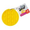 FoxMind Games Go Pop Mini Round Shape, 6 Colors (*Random Colors), Squeeze Key Holder, Push Pop,