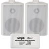 Loops Wireless/Bluetooth Amplifier & 2x 60W Wall Mounted Background Active Speaker Kit – HiFi Amp System – Quality Audio Home Stream