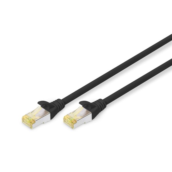 DIGITUS LAN Cable Cat 6A - 10m - RJ45 Network Cable - S/FTP Shielded - Compatible with Cat6 & Cat7 - Red