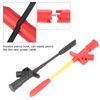 Demeras 2Pcs Insulation Piercing Test Clip, Heavy Duty Insulation Wire Piercing Probe Clip Test Needle Hook Multimeter Testing Probes