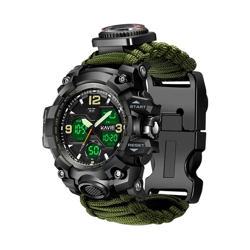 23-in-1 Survival Military Digital Watch, Mens Tactical Multi-Functional ...