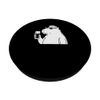 Cool Sunglasses Capybara Drinking Beer Capybaras PopSockets Swappable PopGrip
